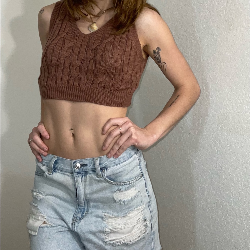 Knit Cropped Tank